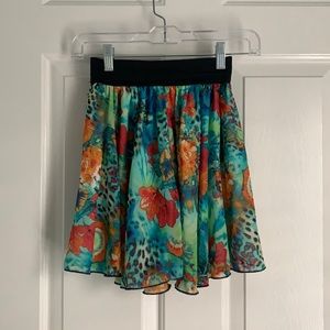 An Deux Trois floral print skirt